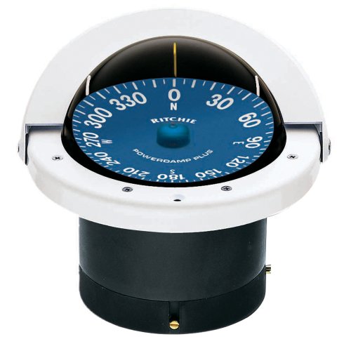 Brújula Ritchie Supersport SS-2000W Montaje Empotrado Blanca miniatura 1