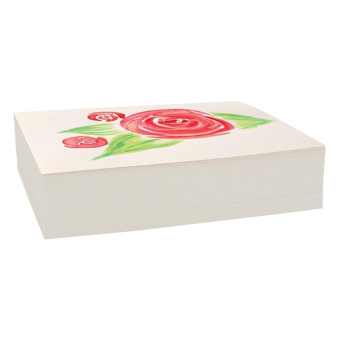 UCREATE PAC4935 Aquarellpapier, 40,8 kg, 15,2 x 22,9 cm, 200 Blatt, Papier, Weiss/opulenter Garten, 6" x 9", stück