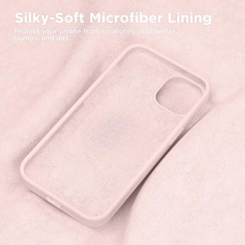 Image of Premium Liquid Silicone Case for iPhone 11 - Slim Full Body Protective Back Cover with Soft Microfiber Lining, Anti-Slip Grip Scratch Resistant Phone Case(Sand)