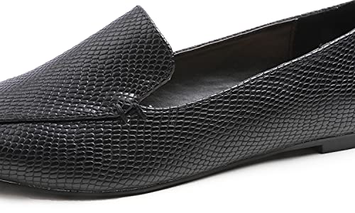 Image of FEVERSOLE Women's Loafer Flat Pointed Fashion Slip On Comfort Driving Office Shoes