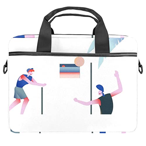 Sacoche bandoulière pour ordinateur portable 13 13.3 14.5 pouces housse PC Beach Volley