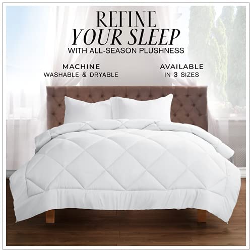 Italian Luxury King/Cal King Comforter - 2100 Series Blanket, Down Alternative Insert W/ Corner Tabs - Home Bedding - 104"X98" Gray #TOP1