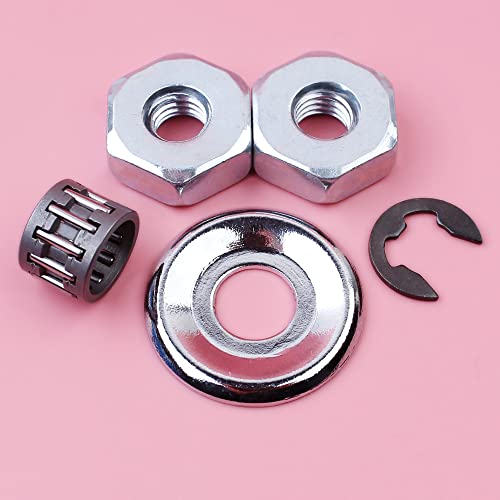 Pièces de rechange pour tronçonneuse avec rondelle d'embrayage e-clip roulement MS250 025