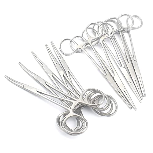 PRECISE CANADA: 10 Assorted Kelly Locking HEMOSTAT Forceps 5.5"