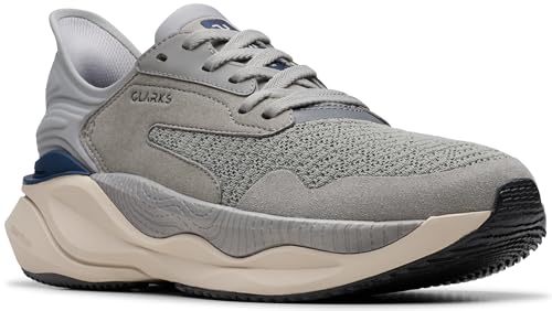 Clarks Men Clarks Pace Grey Textile 11 Wide - image 5