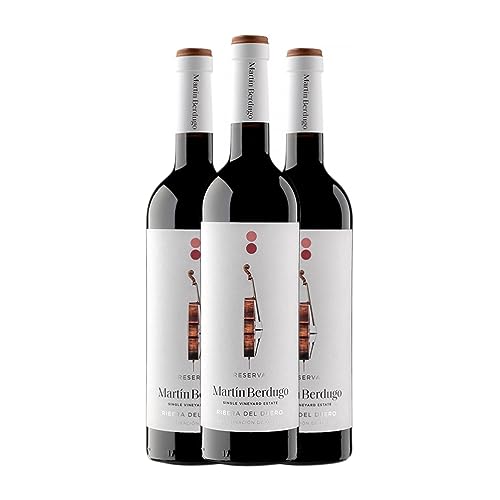 Martín Berdugo Tempranillo Ribera del Duero Reserva 75 cl Vino tinto (Caja de 3 Botellas de 75 cl)