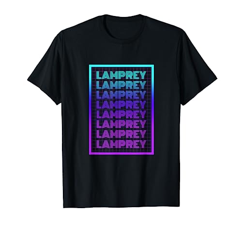 Lamprea retro de los 70 para amantes de la lamprea Camiseta