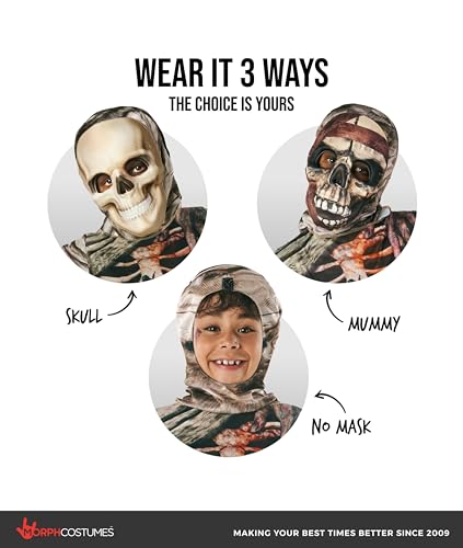 Disfraz de Momia Morph para Niños, Halloween miniatura 3
