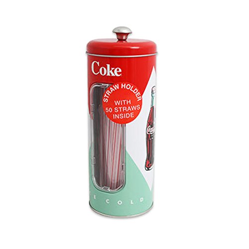 Coca Cola - New Coke Tin Straw Holder - //coolthings.us