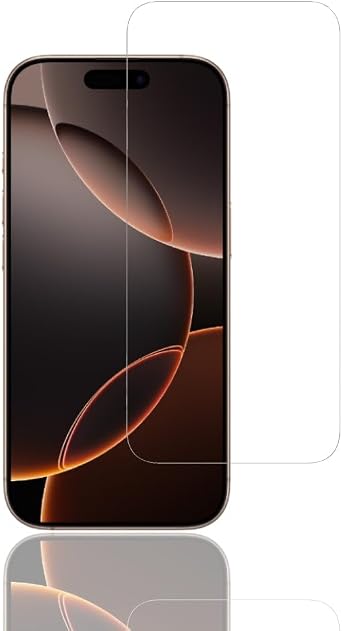 Quad Easy Self-Install Tempered Glass Screen Protector for iPhone 16 9H+ Glass 12ft Military Grade Shatterproof Screen Protector Tempered Glass Maximum Durability Full Coverage One Step