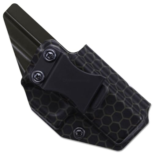 Image of KYDEX Thermoform Sheet - (Honeycomb Camo) - (Olive Drab /Black - Reversed) - (12in x 12in) - (1 Sheet) - (for Holster Making, Cosplay, Hobby) - (USA Made)