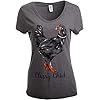 Classy-Chick-Funny-Cute-Chicken-Hen-Humor-Chiken-V-Neck-T-Shirt-for-Women Classy Chick | Funny, Cute Chicken Hen Humor Chiken V-Neck T-Shirt for Women-(Vneck,XL)
