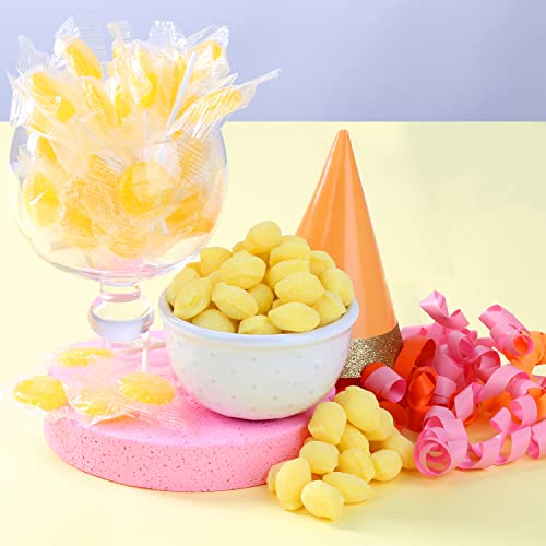 Lemon Drops - Sanded Lemon Drops Hard Candy - 3 Pound Bulk Sour Lemon Candy - Lemon Shaped Candy - Yellow Candy For Candy Buffet #TOP3