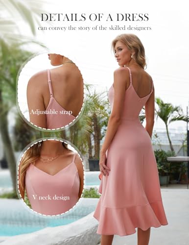 Image of DRESSTELLS Women's Cocktail Dresses, Formal Wedding Guest Graduation Party High Low Dress