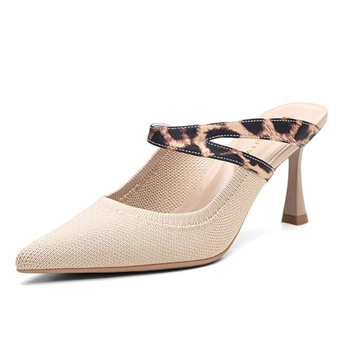 Image of NEWBELLA Women's Pointed Toe Heeled Mules