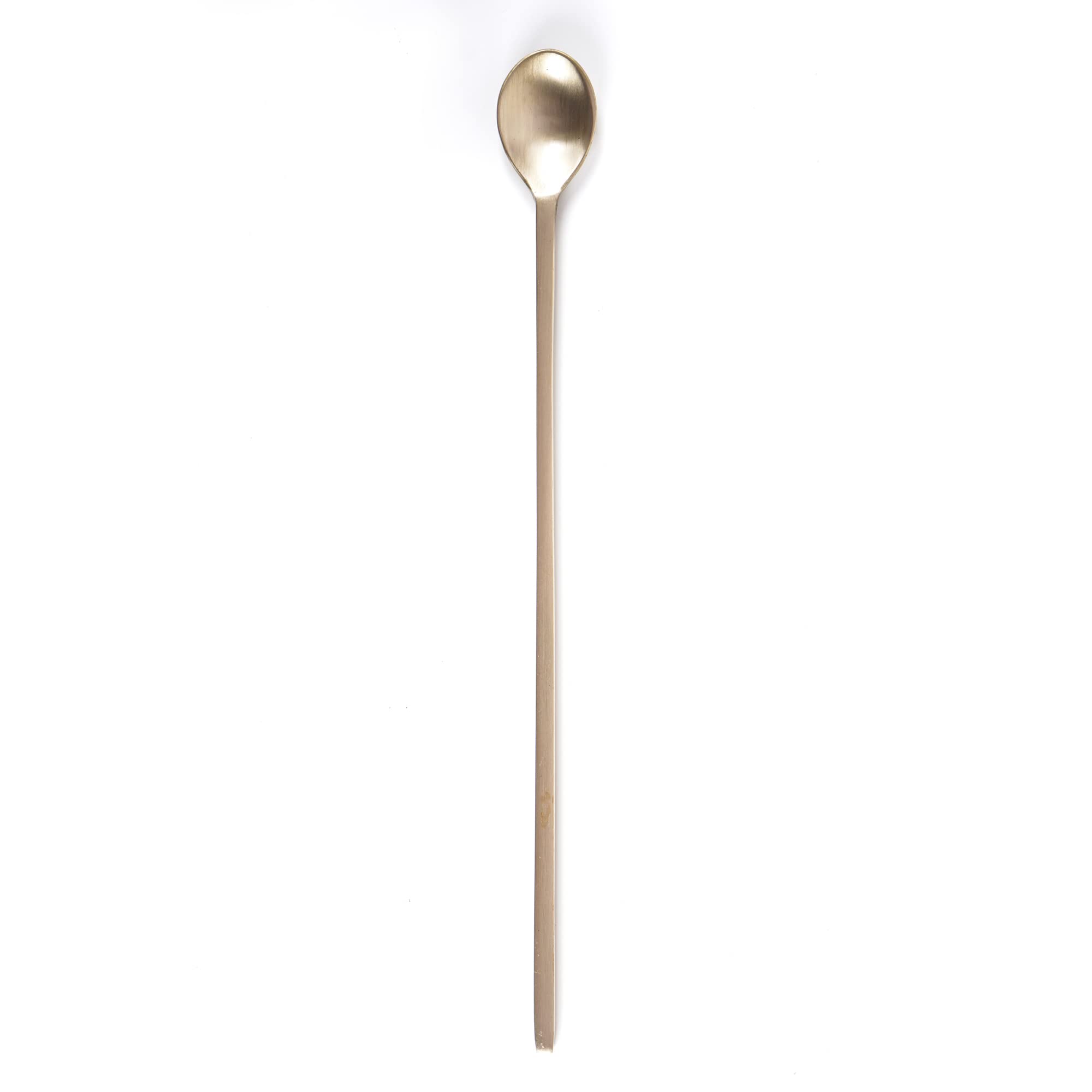 Urban Platter Pure Brass Cocktail/Bar Long Stirrer Spoon, 25cms