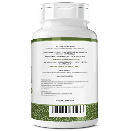 SPIRULINA 500MG 120CPS PRIME ERVAS
