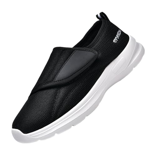 Zapatillas de deporte para hombre, informales, de malla, ligeras, transpirables, cómodas para el día a día, con correa ajustable para el tiempo libre, a, 39.5 EU