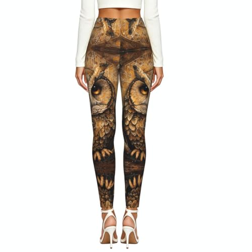 Leggings de compresión suave Owl Beliefs ropa de gimnasio premium de mujer 3