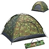 Barraca de Camping Impermeável para 4 Pessoas - Fácil Montagem e Versatilidade em Diferentes Ambientes - Barraca de Acampamento Confortável Ideal para Família e Amigos Tamanho 150Ax250Lx220C