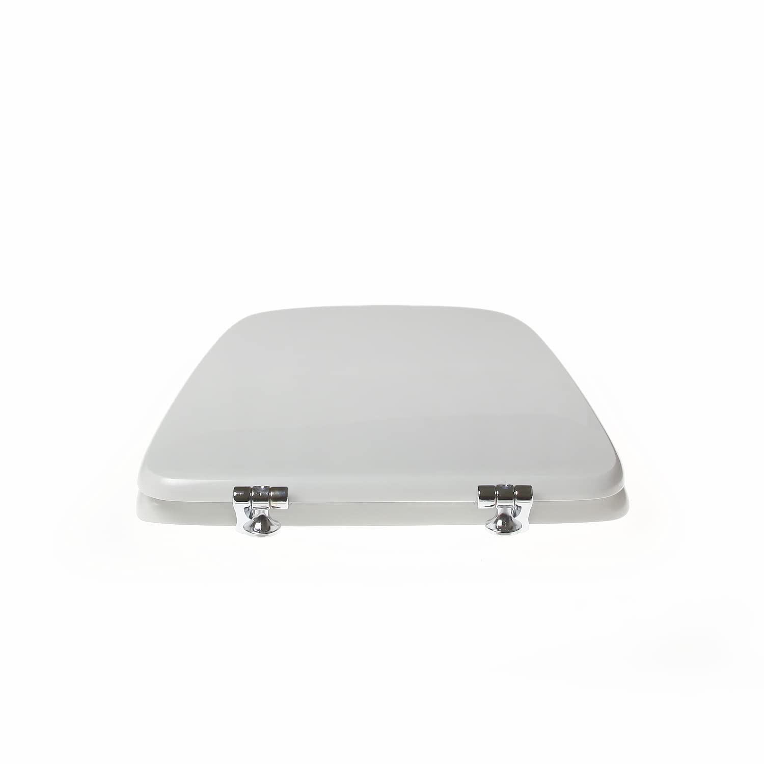 Copriwater dedicato per IDEAL STANDARD AERO legno POLIESTERE pregiato cerniera inox Bianco