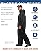 FROGG TOGGS Men's Standard Classic All-Sport 3-Layer Waterproof Breathable Rain Suit, Black/Black, X-Large