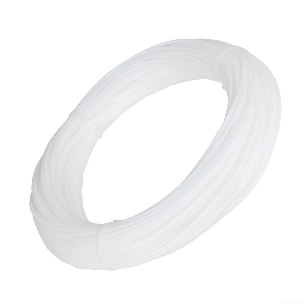 Manguera de PTFE de 2,5 x 4 mm para impresora 3D, rollo de 100 m, manguera de teflón, resistente al calor hasta 260 °C, para extrusora de accionamiento directo para laboratorio bambu para creality