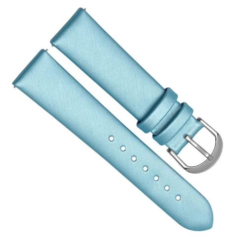 Bracelet de montre en cuir pour femme avec doublure soie et barre de printemps