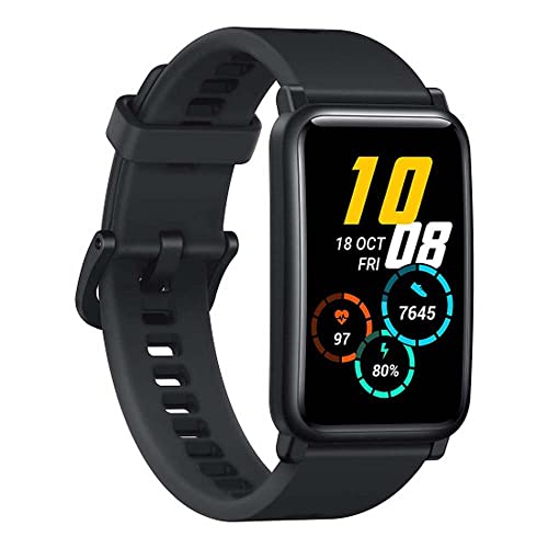 HONOR Watch ES - Pantalla AMOLED 1,64', Autonomía de hasta 10 días, carga rápida, IP68, Negro