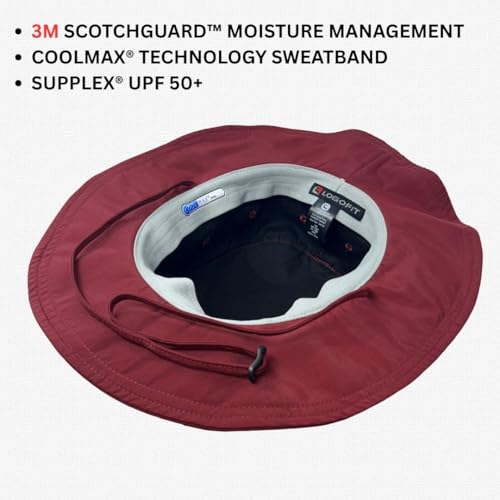 Image of LogoFit NCAA Boonie Hat for Men - Officially Licensed College UPF Mens Sun Hat with Adjustable Sizing