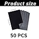 50 Blatt Transferpapier,Pauspapier Schwarz,Kohlepapier,papier zum Durchschreiben A4,Graphitpapier,Kohlepapier zum Nachzeichnen,Abpauspapier,Pauschpapier A4 für Papier,Holz,Leinwan,Keramik(Schwarz)