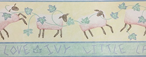 Little Lambs Love Ivy Wallpaper Border Imperial No. Ck5121B #TOP21