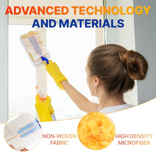 Image of Duster Refills for Swiffer Dustersl, 40 Count Heavy Duty Disposable Duster Replacement Heads for Efficient Cleaning （Yellow）