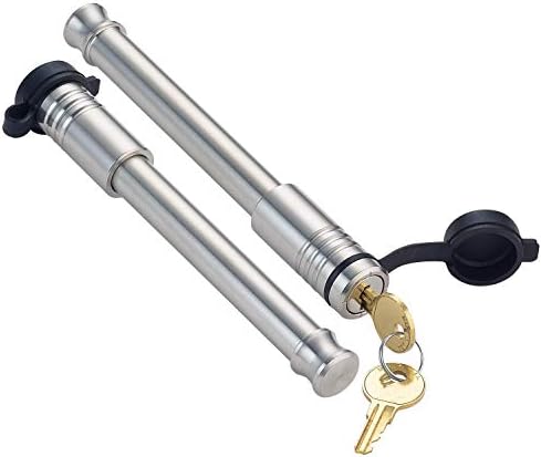 InfiniteRule Security 61575 | 2 Pack, Keyed Alike, Hitch Locks (Fits: B&W Hitch - 2" & 2.5" Tow and Stow - 10K LB & 14,500 LB | Curt Mfg. - Adj. Channel Mount - (2.5" Shank, 20K LB))