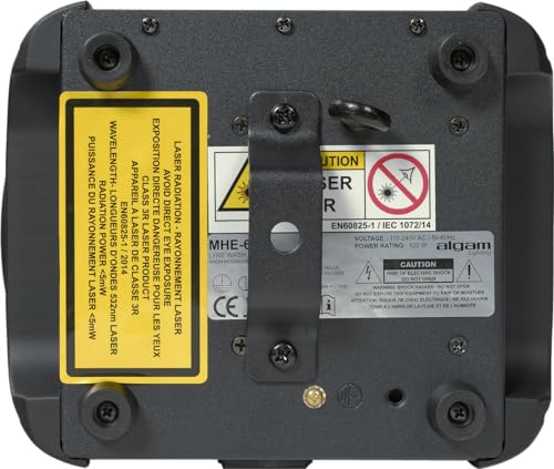 Algam Lighting MHE60 Lira Wash Led 6 X 15W Rgbw Con Laser Verde - 3