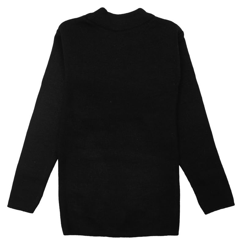 NeuVin Kids' Black Wool Pullover | Soft and Cozy | Adorable Design | Easy to Wear | Versatile Wardrobe Essential | Durable Quality - Image 2 thumbnail