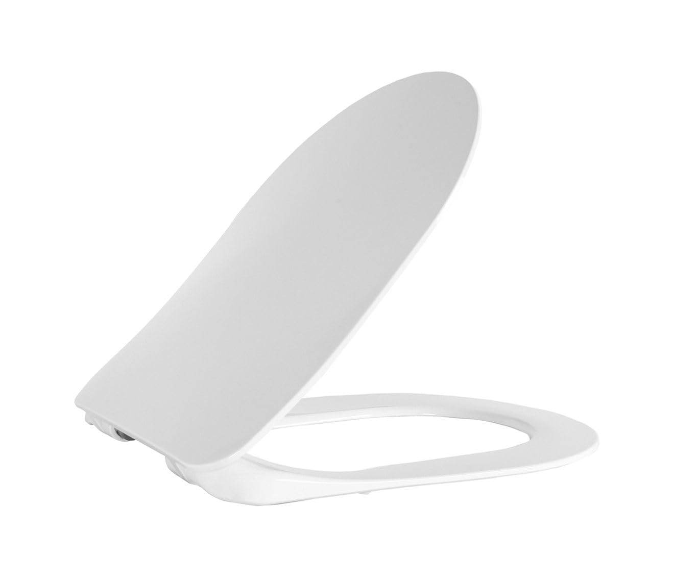 WC Suspendu Rimoff Blanc – Avec Couvercle Soft Close et robinet bidet pour Eau - Kit de Montage Mural Inclus