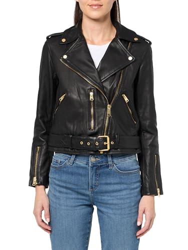 AllSaints Women's Leather Balfern Biker UK 8/US 4