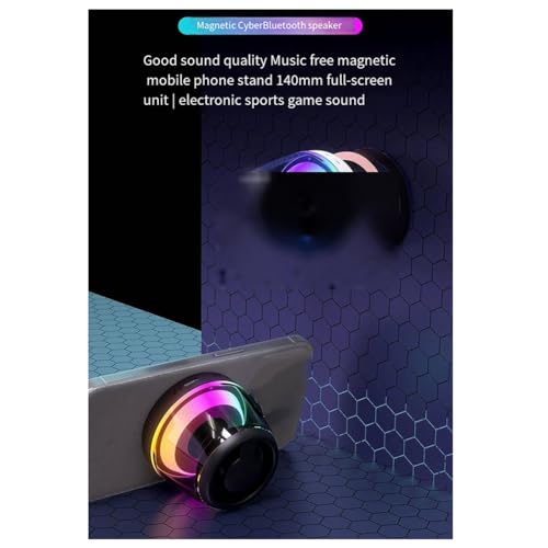 Altoparlante Magnetico Scheda Plug-in Esterna Piccolo RGB Atmosfera Luce bluetooth wireless