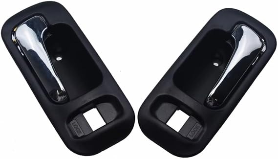 Door Handles Interior Inside Door Handles Set of 4 Chrome 72124S10A11ZA.72164S10A11ZA for CRV 1997 1998 1999 2000 2001