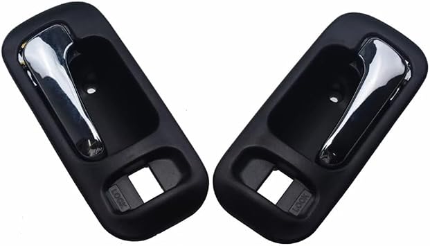 Door Handles Interior Inside Door Handles Set of 4 Chrome 72124S10A11ZA.72164S10A11ZA for CRV 1997 1998 1999 2000 2001