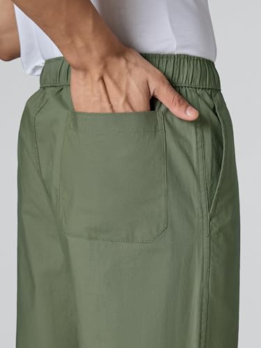 Image of XYXX Zen Cotton Solid Drawstring Pyjamas for Men | Relaxed Fit Lounge Pants with Side Pockets