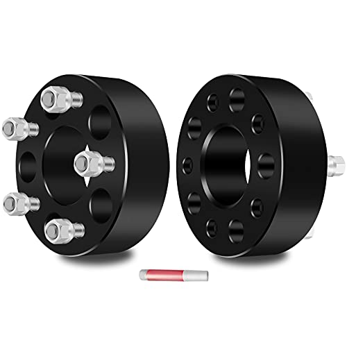 ECCPP 2x 50mm 2" Wheel Spacer 5 lug 5x4.75 to 5x4.75 70.5mm fits for 1982-2004 for S10 1982-2004 for S10 Blazer 1984-2013 for Corvette with 12x1.5 Studs
