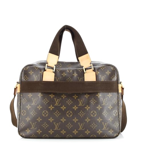 Pre-Loved Sac Bosphore Handbag Monogram Canvas, Brown3