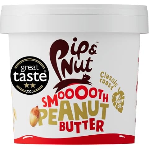 Pip & Nut - Smooth Peanut Butter (1kg) | Natural Nut Butter, No Palm Oil, No Added Sugar, Hi-Oleic Peanuts, High in Unsaturated Fats, Gluten Free, Vegan, Dairy Free Cover