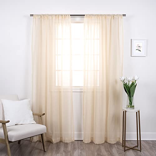 Magnolia Home by Joanna Gaines Linen Curtain Sheet Set