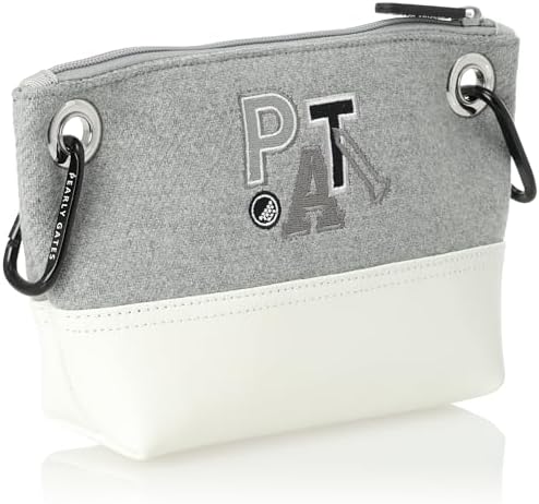 Amazon | [パーリーゲイツ] ユニセックス ポーチ カレッジワッペン