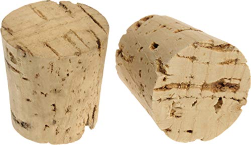 Hillman 52021 1-Gallon Bottle Size Cork Stopper (1-1/4" Top Dia. x Size #14), Beige