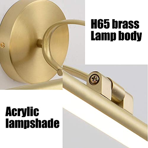 Lampe de maquillage rétro antique pour une salle de bain douce