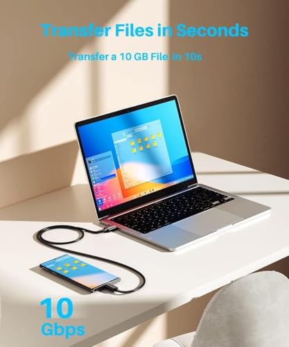 Image of Original TurboPower USB-A 3.0 to USB-C Data /Charging Cable [3.3ft Cable] for Motorola Edge 60 Fusion /Edge 50 Fusion /Edge 50 Ultra /G45 /G54 /G64 /E40 (3+3 Month Warranty) (Moto-A-to-C-CBLE)